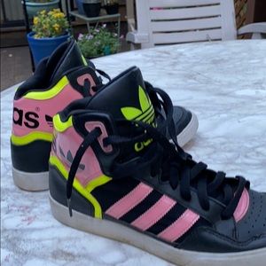 Adidas high top sneakers
